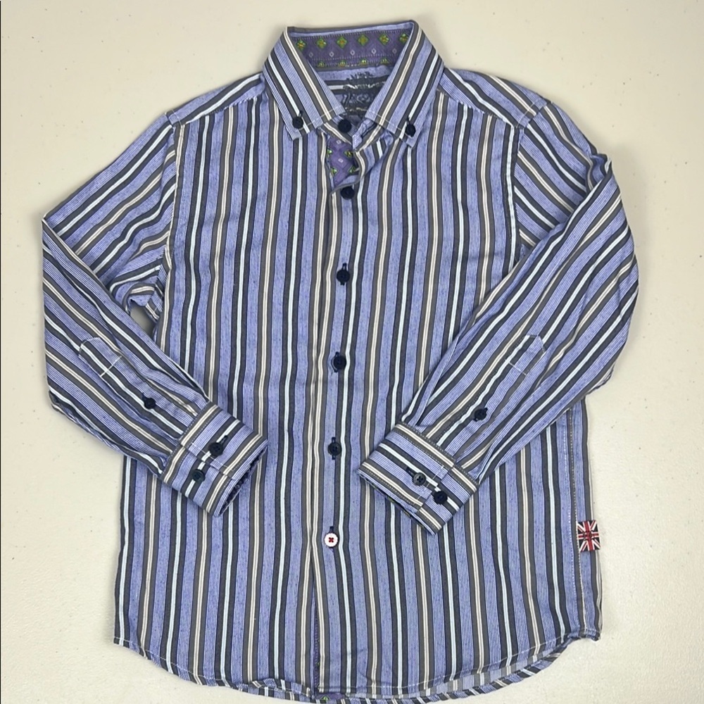 English Laundry Boys Botton‎ Down Top EUC